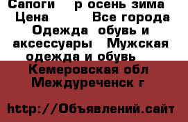 Сапоги 35 р.осень-зима  › Цена ­ 700 - Все города Одежда, обувь и аксессуары » Мужская одежда и обувь   . Кемеровская обл.,Междуреченск г.